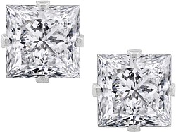 Princess cut Diamonds earing set