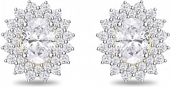 White Sapphire and Diamond earring set