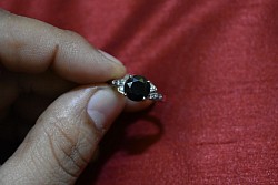 Black diamond ring