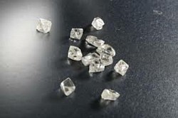Raw diamonds